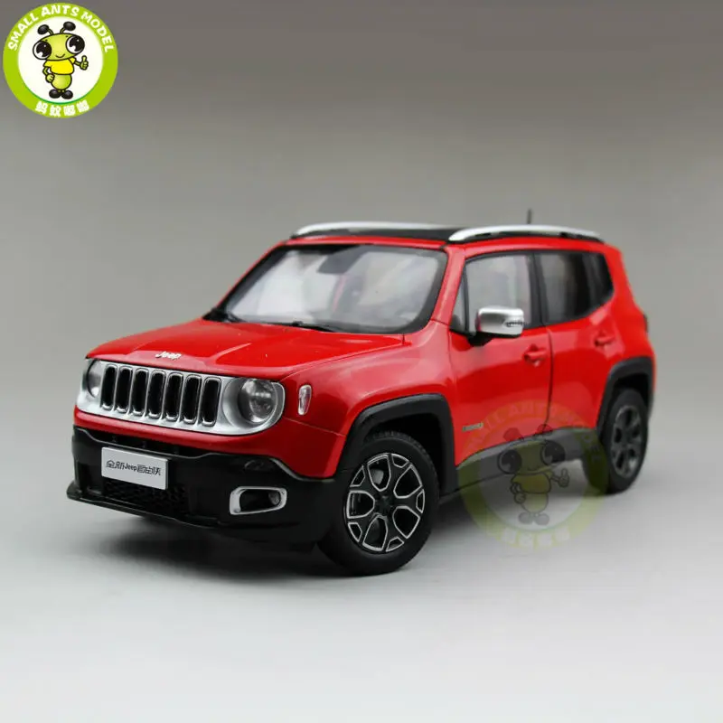 1/18 Jeep Renegade Cherokee литой металлический Автомобиль Suv Модель Коллекция подарок красный цвет