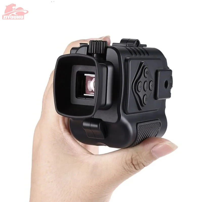 Mini HD Digital Night-Vision Device Infrared Camera Camcorder Monocular Pocket-sized Night Viewer Scope for Day & Night Hunting