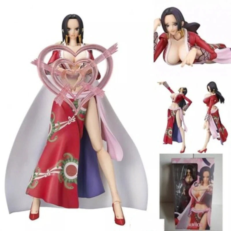 

19cm One Piece / Nautical King Female Emperor Poya Hankook Snake PVC Action Figure Collectional Model Doll Children Gift