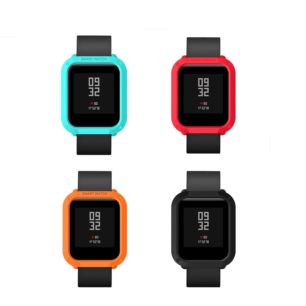 

Replace Frame Hard Protector Watch Case Cover For Huami AMAZFIT Bip Youth Sports Replacement Lightweight Protective Shell Cases