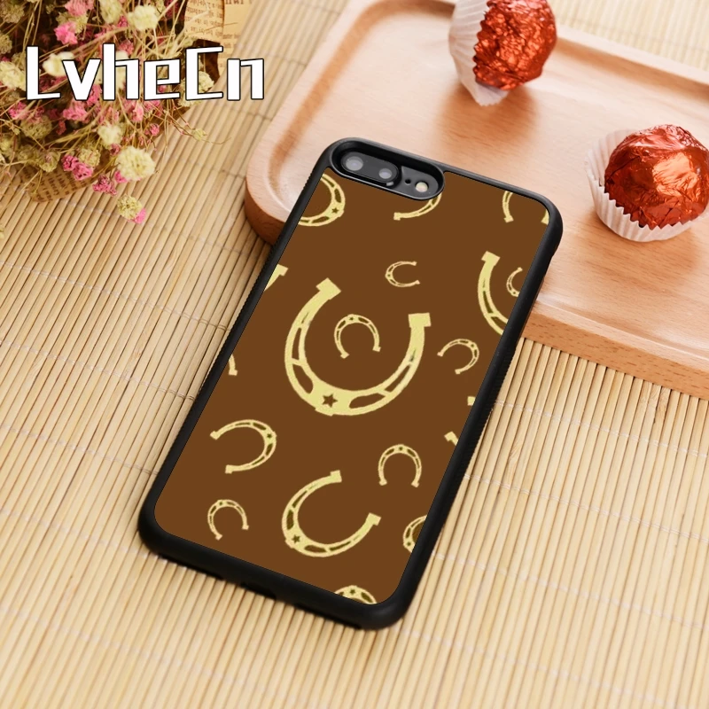 LvheCn лошадь обувь Подкова чехол для телефона iPhone 5 6 6s 7 8 plus 11 pro X XR XS max samsung S7 edge S8 S9 S10