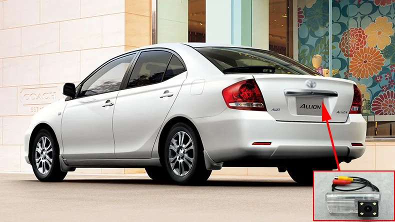 Для Toyota Allion/Премиум 2001~ /RCA AUX провод или Беспроводная Автомобильная камера заднего вида/HD CCD ночного видения автомобильная парковочная камера