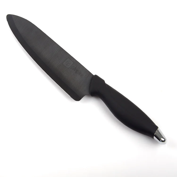 Black ceramic kitchen knives cooking tools slicing meat /fruits