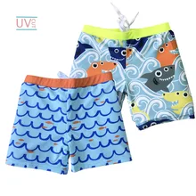 Для маленьких мальчиков доска для плавания Шорты УФ 50+ защита от солнца Кепка(2 шт
