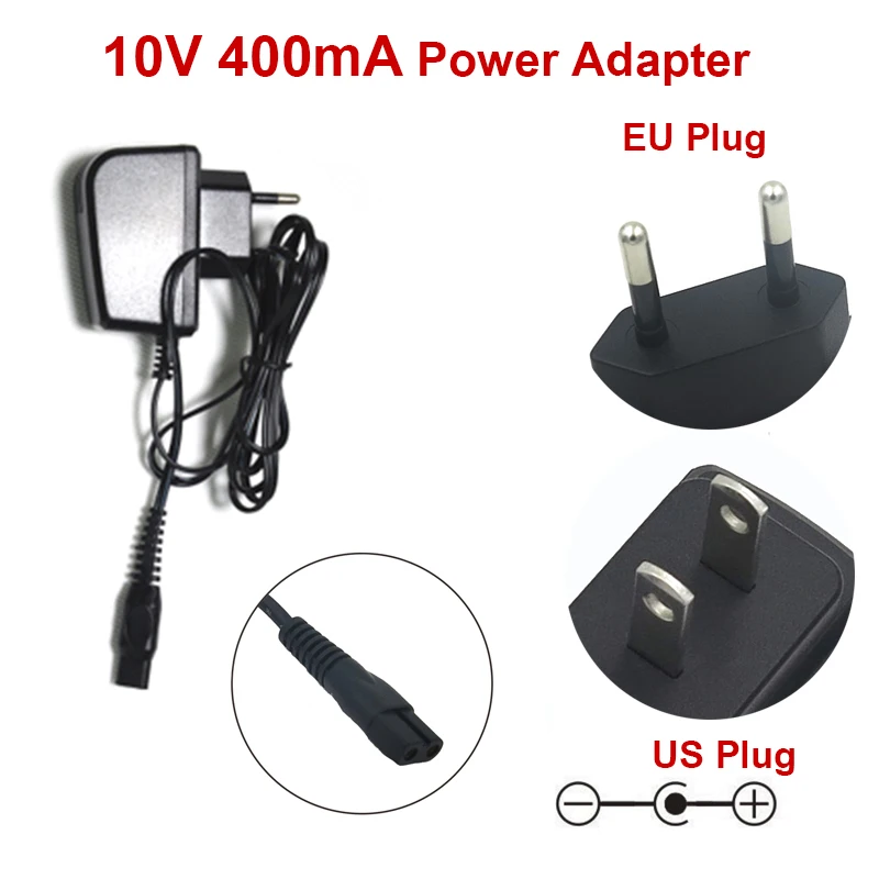 Free shipping VORED 10V400mA AC/DC Adapter US/EU Plug Input 100 to 240V 1.5m Cable Power Supply Universal Charger | Электроника