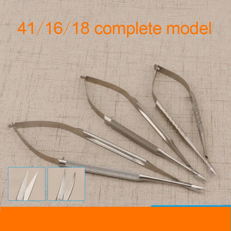 Microscopic Instruments 14 cm Micro Scissors Inner Barrier Cut Quality Scissors Hand Surgery Membranous Envelo 4