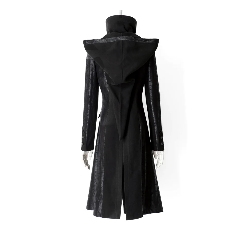 Женская длинная куртка с капюшоном в стиле панк рок Y420F|visual kei|long jacket coatjacket coat |