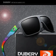 Бренд dubery, дизайнерские поляризованные HD солнцезащитные очки, мужские очки для вождения, мужские ретро солнцезащитные очки, летние зеркальные квадратные очки UV400