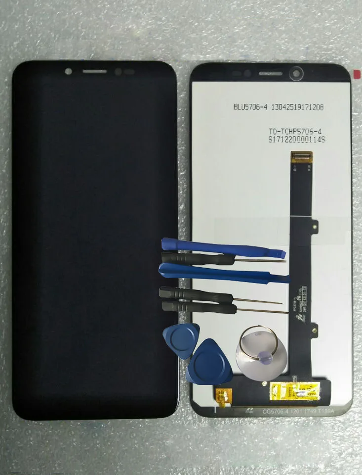 

RYKKZ For FPC5706-4 LCD Display With Touch Screen Glass Digitizer Assembly Replacement With Tools