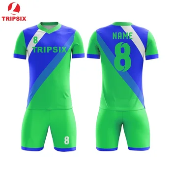 

Sublimated Soccer Uniform Custom Team Soccer Jersey Top Quality Personalised Sublimation Green Football Jersey