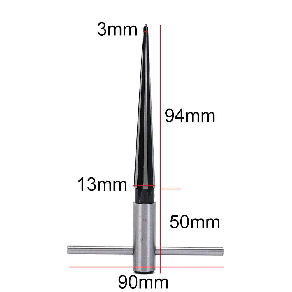 Bridge Pin Hole Reamer Tapered 6 Fluted Acoustic Guitar Woodworker DIY