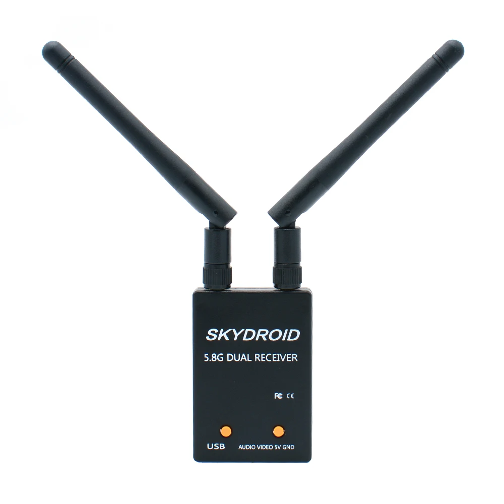Skydroid UVC двойная антенна управления приемник OTG 5 8G 150CH полный канальный FPV с аудио