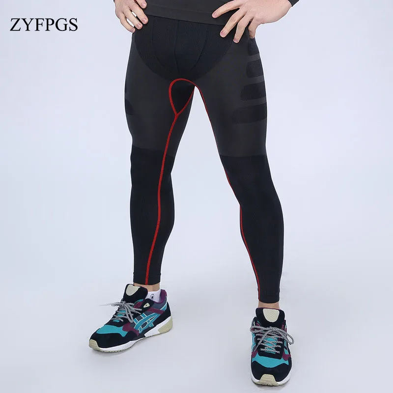 ZYFPGS 2018 Brand Fitness Sport Tights Men Compression Leggings ...