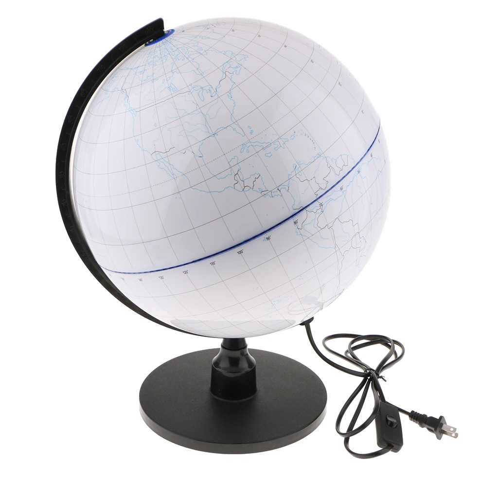 

LED World Globe for Home Office Decor School Science Education DIY Globe