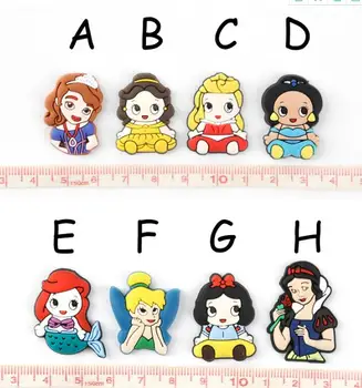 

Free Shipping mix 50 pcs Cartoon princess Soft Rubber DIY Making Accessories Jewelry Findings & Components FF-1