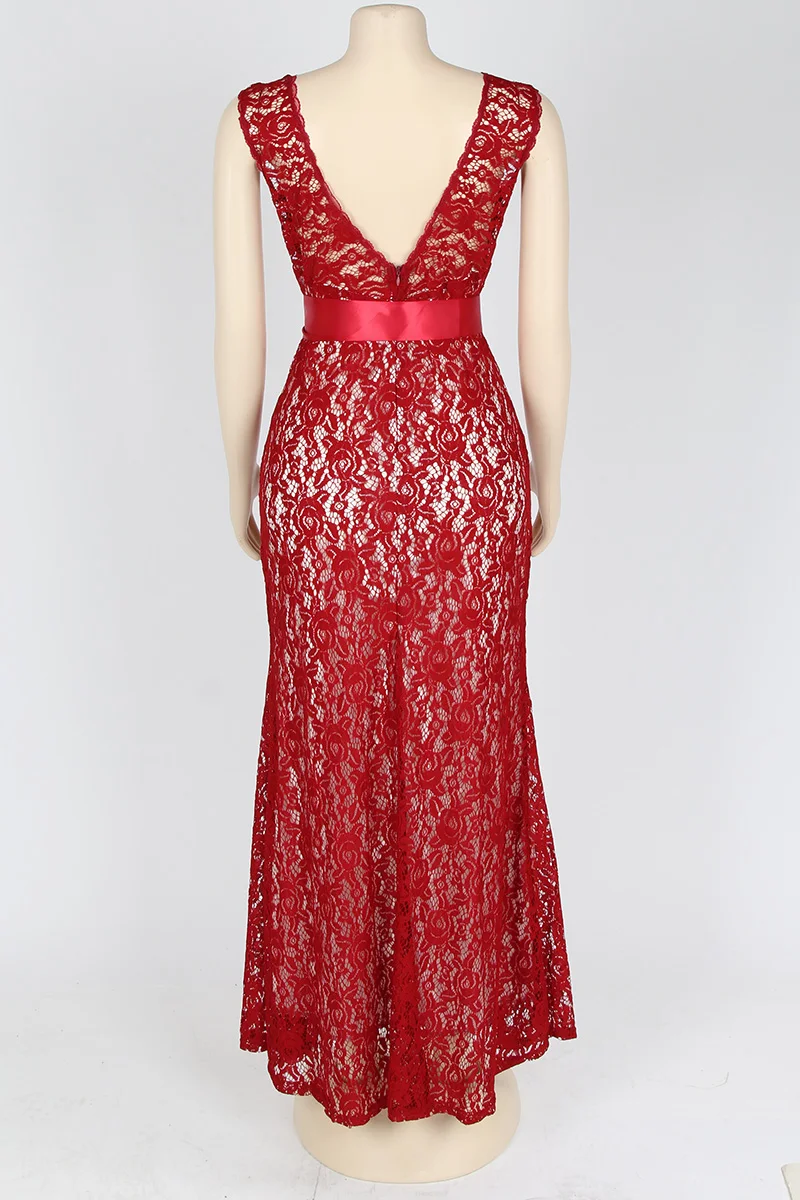 Kostlich Summer Women Long Dress 2017 UK Green Elegant Prom Fashion Casual Ladies Maxi Clothes Evening Party O-Neck Lace Dresses (18)