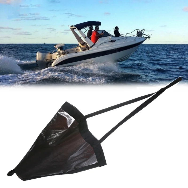 

PVC Universal 23\" Sea Anchor Drogue Drifting Brake Sock Chute /Yacht/Kayak/Dinghy/Jet Ski/Crusier For 15' T 17' boats