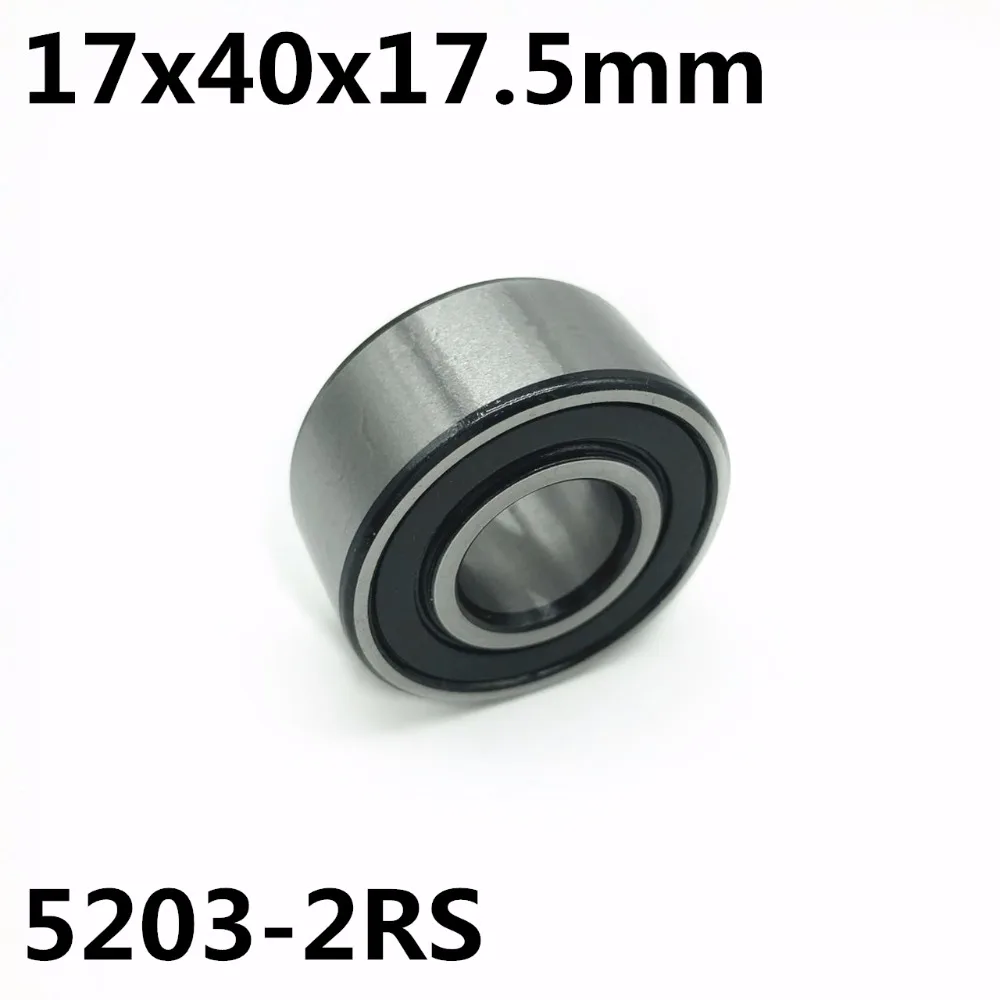 5203 2RS 17x40x17 5 мм Двухрядные Угловые контактные подшипники Бесплатная