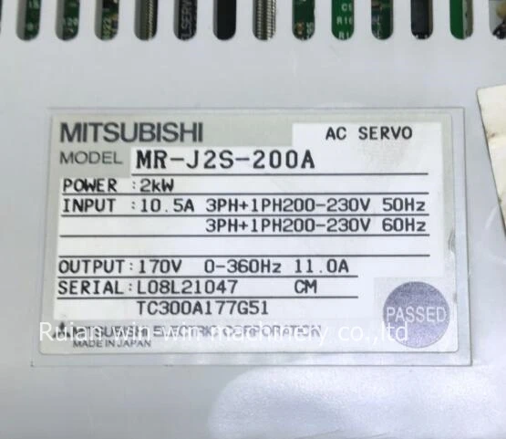 MR-J2S-200A 2KW драйвер серводвигателя для машины для изготовления мешков