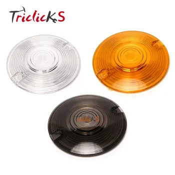 

Triclicks Turn Signal Light Cover Clear Smoke Orange Lens Motorcycle Headlight Covers For Harley 86-16 Touring Road King Glide