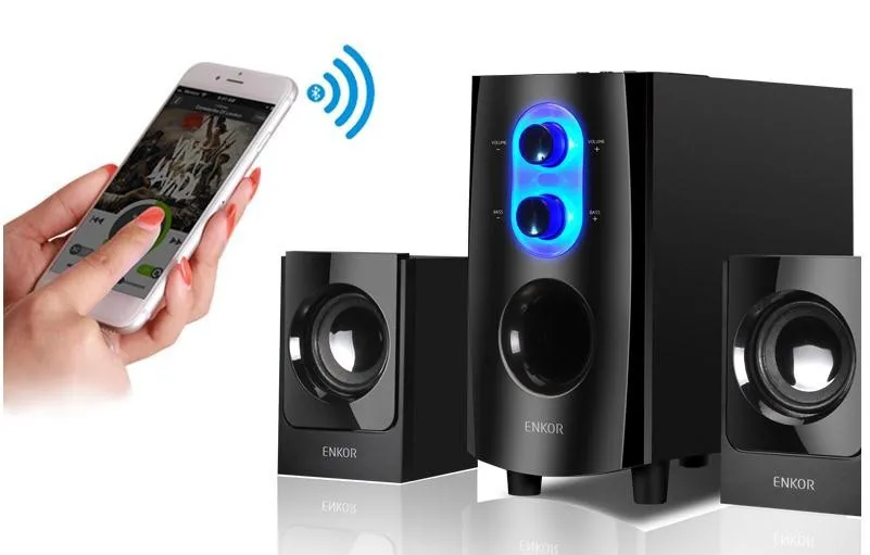 Free Shipping Fashion Subwoofer Pc Multimedia Speakers Support Sd