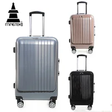 MINGTEK Brand Business Travel Suitcase 20Inch 24 Inch Suitcases With Wheels Road 2017 Fashion Trolley Travel Bag Hand Luggage