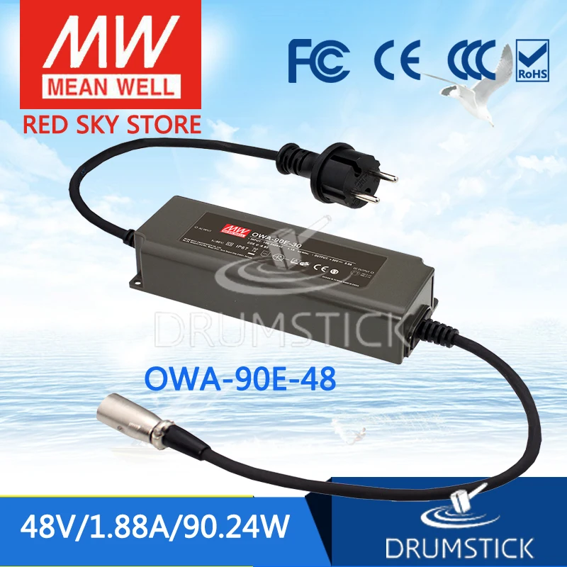

MEAN WELL OWA-90E-48 48V 1.88A meanwell OWA-90E 48V 90.24W Single Output Moistureproof Adaptor