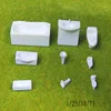 Ensemble de meubles de salle de lavage, Architecture 1:25 1:30 1:50 1:75, modèle à échelle, meuble de baignoire, bassin de Toliet pour Design d'intérieur, 5 pièces/lot ► Photo 2/6