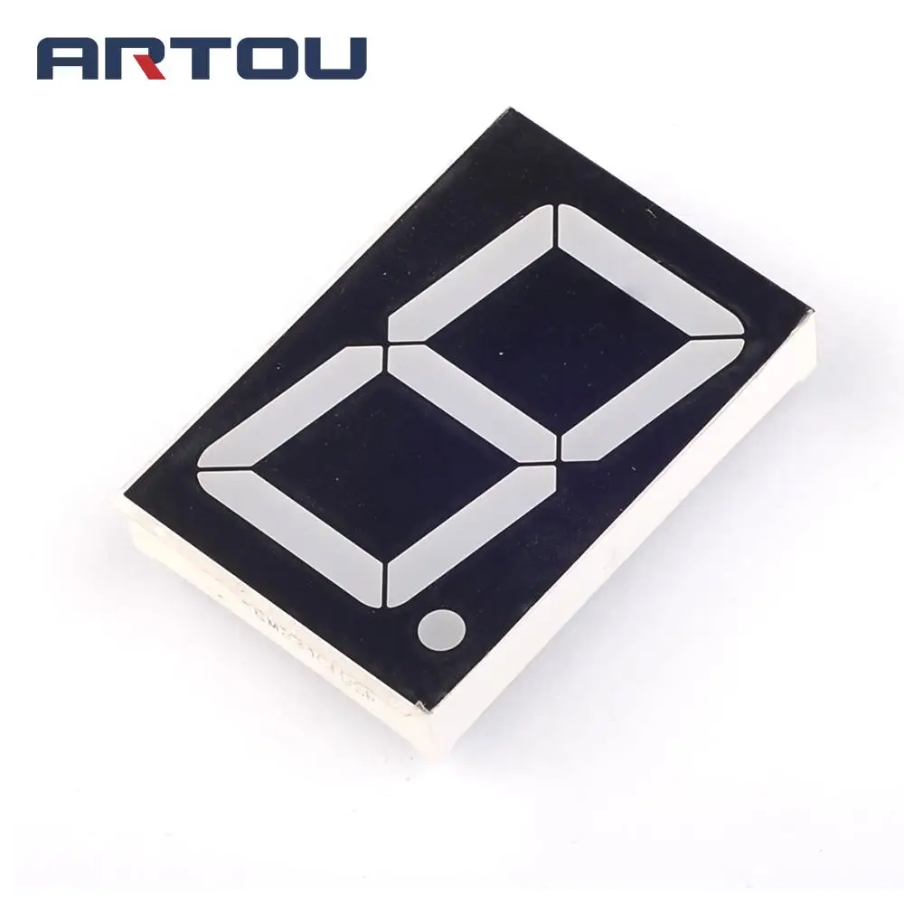 

10PCS Common Anode 1Bit Digital Tube 7 segment 1.2" inch Red LED Display