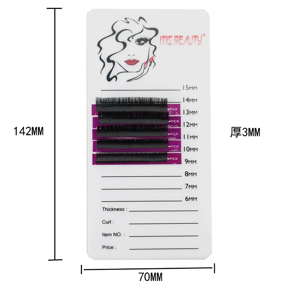 

Acrylic Eyelash Pad Individual Eyelash Extension Pallet Volume Eyelashes Holder Stand Traning Makeup Tool School Beauty Salon
