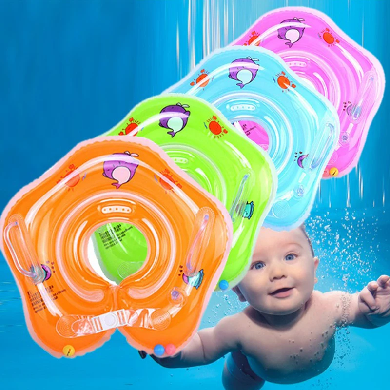 Надувной поплавок для плавания детский надувной с горлышком и чашей воды|baby pool