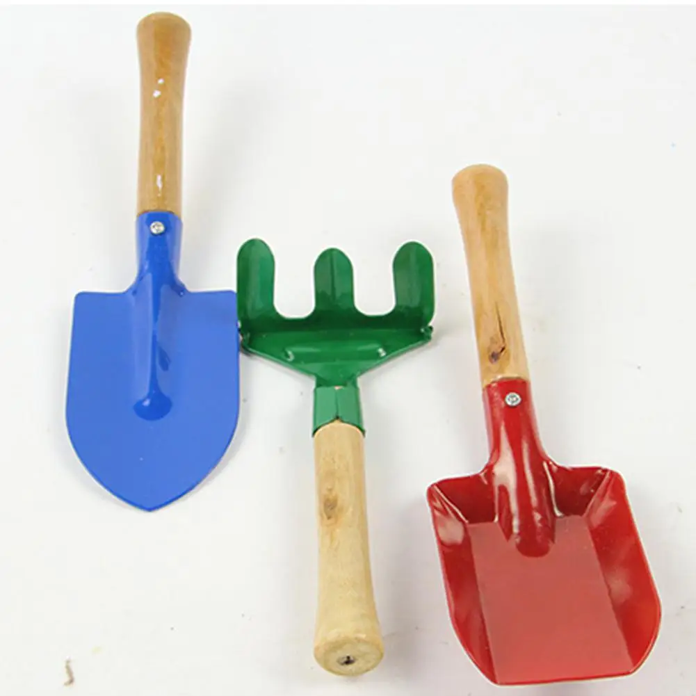 Adeeing 3PCS Colourful Gardening Tool Set Paint Spraying Spade Shovel