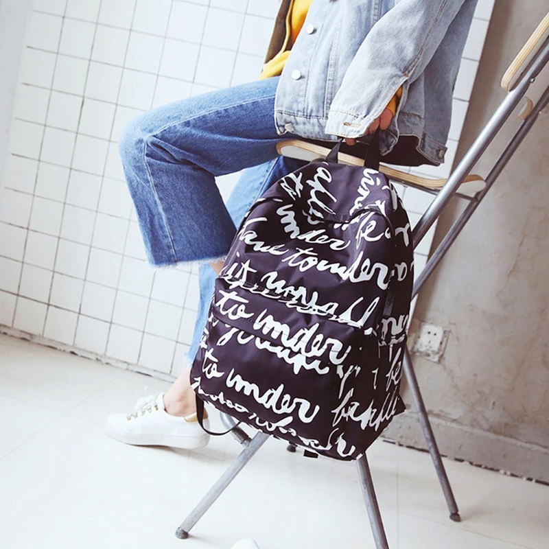 

Leisure mother 022202 print flower bag backpack pink student school backpack color