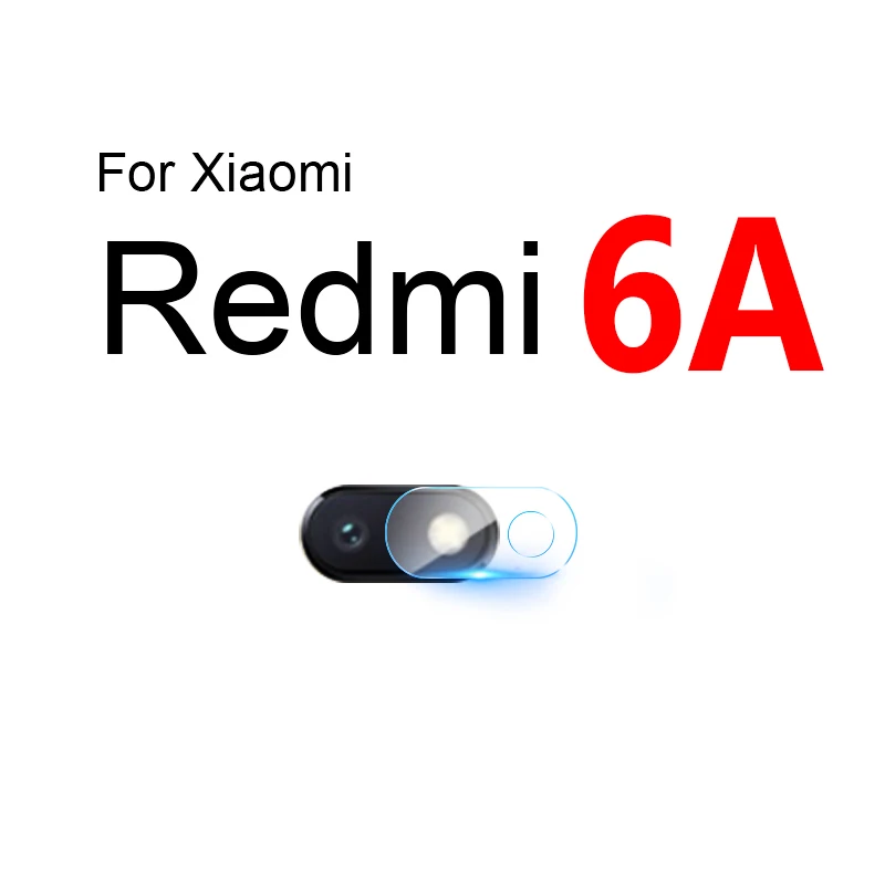 3-1 шт Стекло для Xiao mi Red mi Note 7 6 Pro 6A задняя камера объектив Защита экрана для Xiaomi mi 9 SE mi 8 Lite mi 8 mi 9 чехол пленка - Цвет: For Redmi 6A