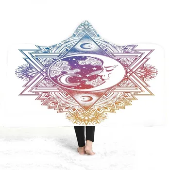 

Print on Demand Hooded Blanket for Adult Kid Custom Made Customized DIY Wrap Sherpa Throw Blanket Dropshipping