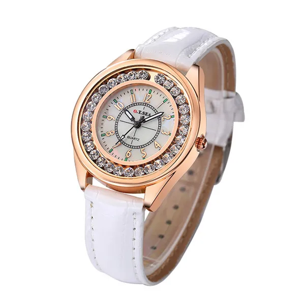 Роскошные женские кварцевые наручные часы O.T.SEA с кожаным ремешком|luxury brand|luxury luxury