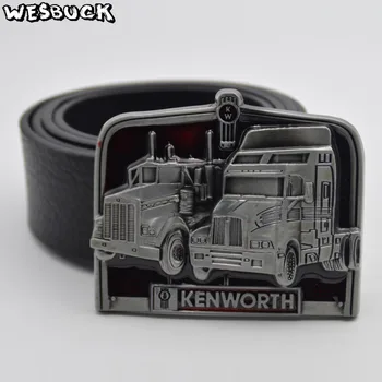 

5 PCS MOQ WesBuck Brand Belt Buckle Kenworth Truck Belt Buckle With PU Belt