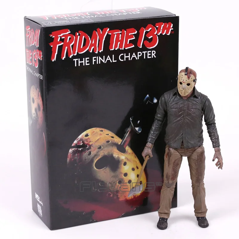 NECA Friday 13th the Final Chapter Jason Voorhees ПВХ фигурка Коллекционная модель игрушки