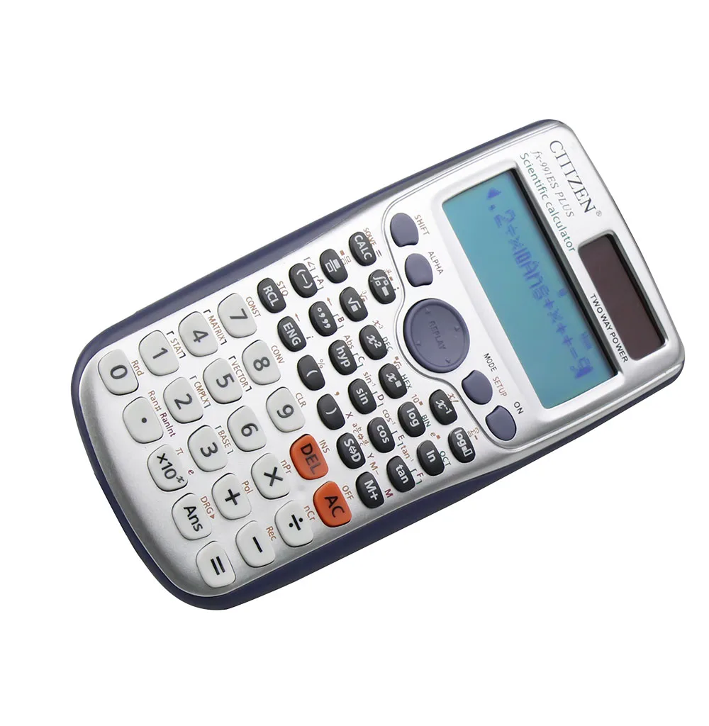 Ручной студенческий научный калькулятор светодиодный карманный калькулятор для функций обучения для студентов 991ES PLUS