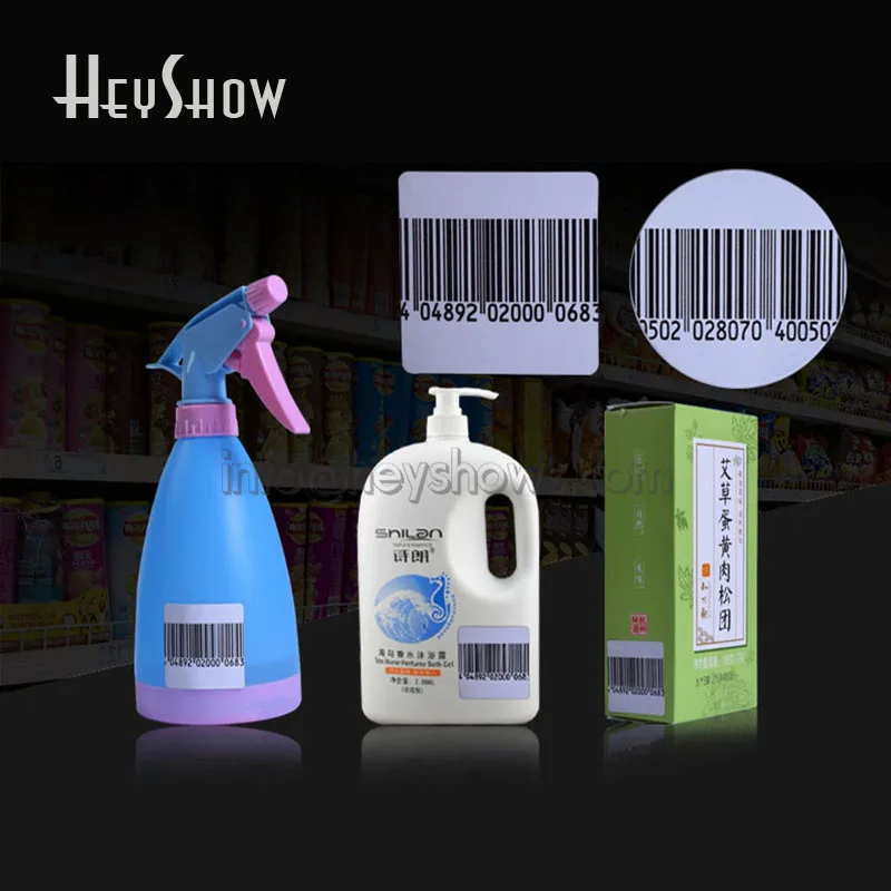 

RF Soft Tag Label, Retail Alarm, Barcode Sticker, EAS Security, Anti Theft for Shop Supermarket, Mall, 40x40mm, 8.2MHz, 20000x