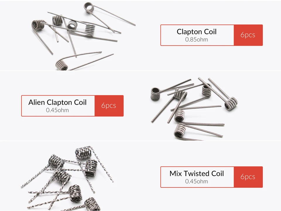 prebuilt coil ceramic tweezer rda cotton-14
