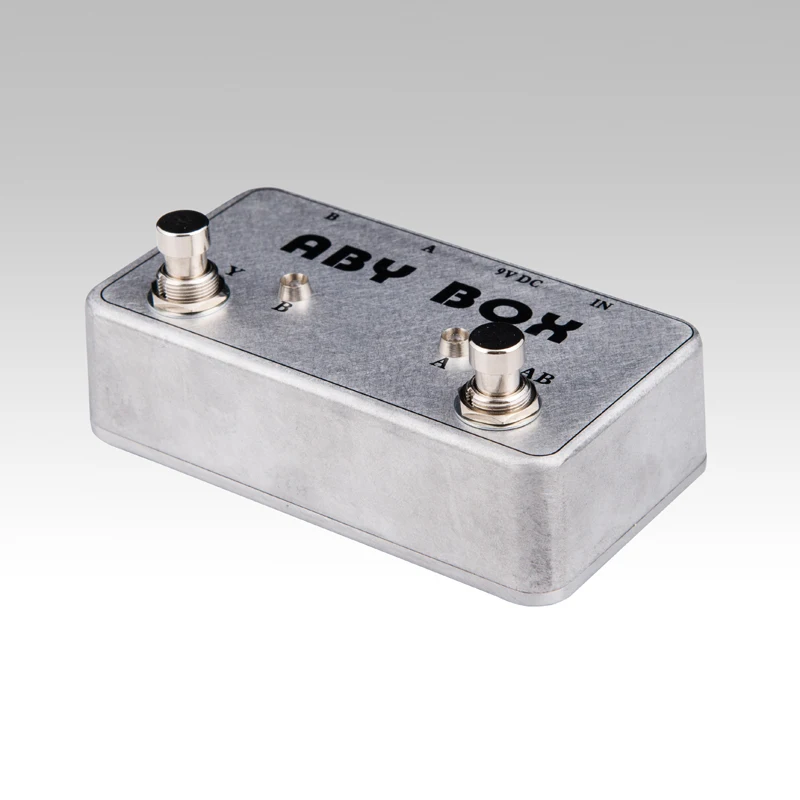 ¡Selector ABY hecho a mano que combina la caja del interruptor de la guitarra del pedal/BYPASS verdadero! Amplificador/pedal de guitarra AB/Y ¡Selector ABY hecho a mano que combina la caja del interruptor de la guitarra del pedal/BYPASS verdadero! Amplificador/pedal de guitarra AB/Y