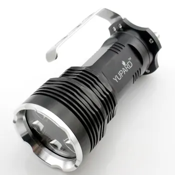 

T6 1200 Lm Or 5 T6 6000lm Torch Rechargeable Bright Flashlight 5 Modes Powerful Camping Hunting Fishing Lamp Yellow White Light