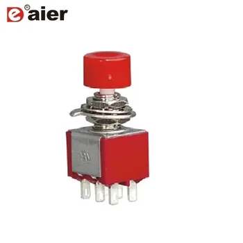 

50PCS DS-623 Red button 6PIN 6mm push button switch