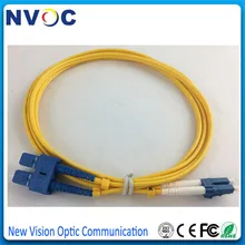 30 шт./лот, SM(9/125), дуплекс, 2 м, 3,0 мм, ПВХ куртка, SC/UPC-LC/UPC Волоконно-оптический патч-корд/волоконно-оптический перемычка
