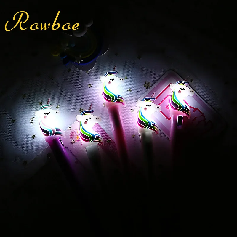 ROWBOE милые канцелярские облако лампа для гель-лака ручка Южная Корея канцелярские свет флеш-накопитель в виде единорога Kawaii школьные принадлежности