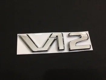 

chrome and black V12 Emblem R129 SL600 W140 S600