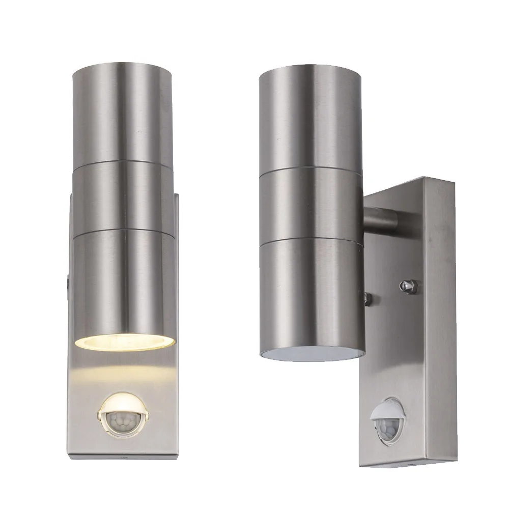 Conduzida da Parede Impermeável ao ar Varanda com Motion Sensor de Dois Cabeça Dupla Movimento Indução Luz Livre Auto on Off Luzes Led Lado 5 w Ip65 19 da parede impermeável ao ar livre auto