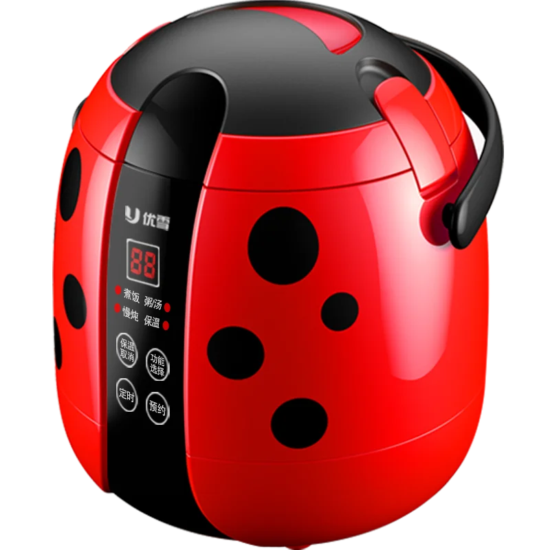 Rice Cooker Electric Lunchbox Intelligent Fully Automatic Reservation Timing 1-2 People 1.2L Porridge Soup Clay Rice rice cooker intelligent household high capacity fully automatic 2 8 people 5l capacity reservation spherical hyun kettle