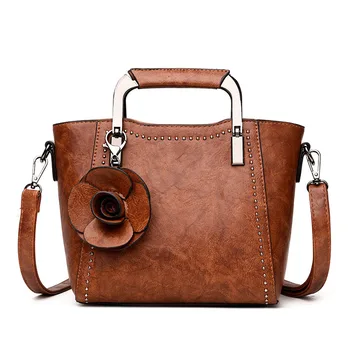 

Luxury Designer Flower Crossbody Bags For Women 2018 Leather Handbags Fashion Female Totes Bag Women Messenger Bags Sac bolsa